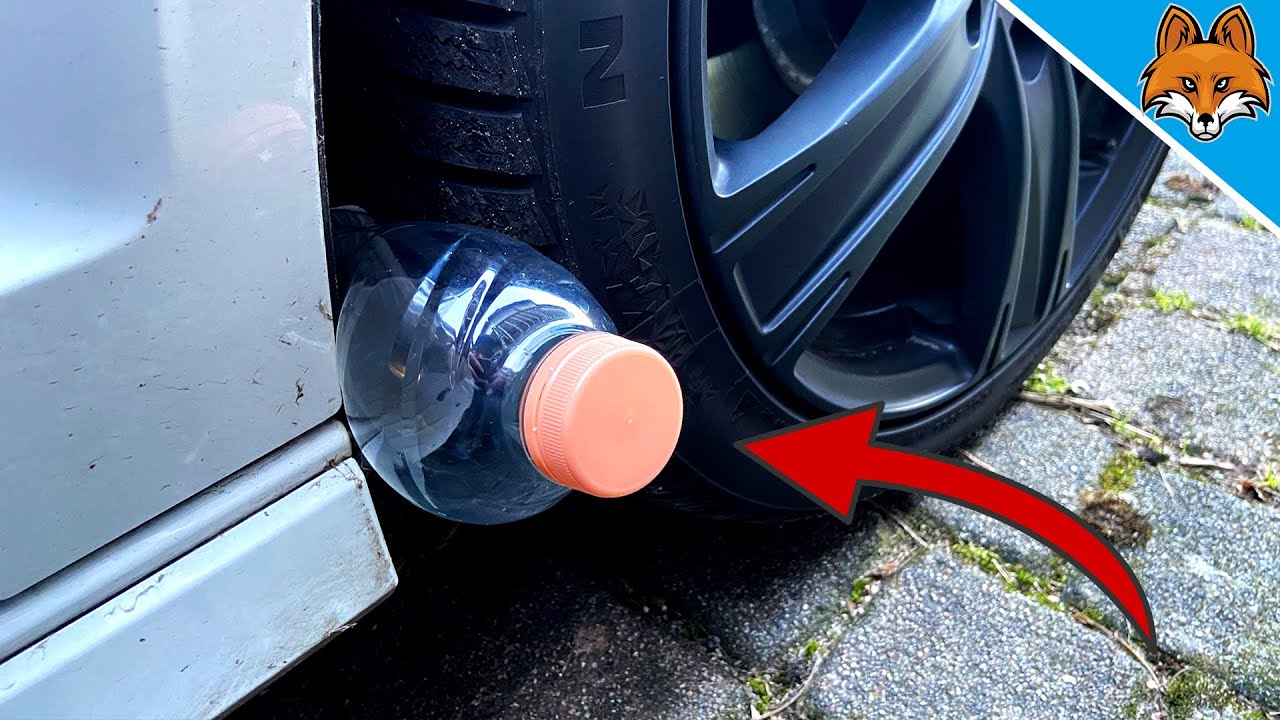 Hvis du ser en plastikflaske mellem hjulet og skærmen på din bil i højre side, skal du være forsigtig: du er i fare. Gå ikke ud af bilen og lad dine nøgler blive i kabinen. Her er hvorfor