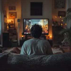 Kvinde ser på sine naboer gennem et teleskop og bemærker, at en mand fra ét hus bliver snydt - dagens historie
