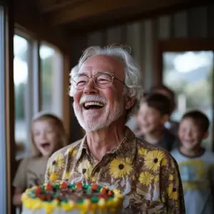 Slægtninge, der aldrig har besøgt en ældre bedstefar, modtager invitationer til sin begravelse - når de ankommer, finder de ham i live og smiler til dem