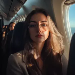 Jeg hørte et barn græde fra et lukket rum ovenover i flyet - min kæbe faldt, da jeg åbnede den