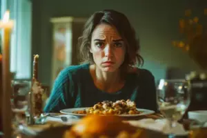 Min søn nægtede at spise under vores Thanksgiving-middag - da jeg spurgte hvorfor, sagde han: 'Bedstemor fortalte mig sandheden om dig'