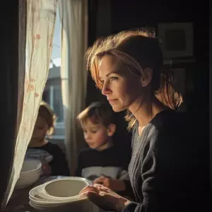 En millionær gav mig et hus som mor til 5 - Da jeg trådte ind og læste noten efterladt indeni, frøs jeg i chok