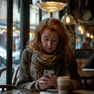 Med titlen Kvinde kaster kaffe på min mor, der arbejder som servitrice - Min lektion fik hende til at fortryde det dybt