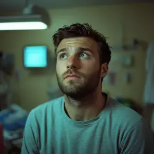 Min far er lige vågnet op fra koma og sagde, at han hørte alt på hospitalsstuen og afslørede min kone