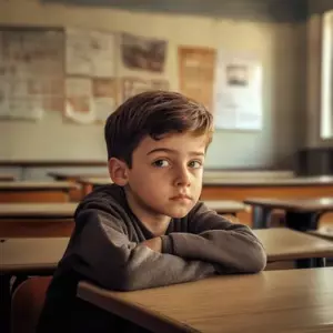 Min elev holdt op med at komme i skole - Da jeg besøgte hans hus og åbnede døren, blev jeg bleg