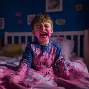 Jeg hørte vores baby græde, mens jeg var i bad, og min kone så fjernsyn - Da jeg gik ind på hendes værelse, skreg jeg af skræk.