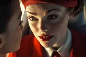 Stewardessen henvendte sig til mig og sagde: "Bliv venligst her efter landing. Piloten vil gerne tale med dig personligt."