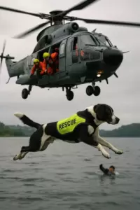 Han sprang fra en helikopter for at redde en fremmed – men jeg kunne ikke tro, hvem det var…