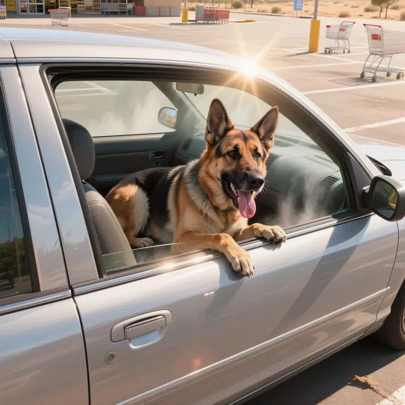 Jeg smadrede en fremmeds bilrude for at redde en hund – og så skete der noget helt uventet